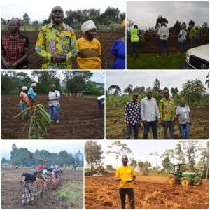 Production de semences : Le SENASEM effectue l’inspection des champs de multiplication des semences de la CAPAFB Sud-Kivu soutenu par (B4WE-PABRA) projet mise en oeuvre par Alliance biodiversité et Ciat